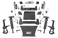 21650 6 in. Lift Kit, Mono Leaf Rear, Vertex, Fits Select Chevy Silverado 1500