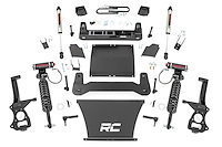 21657 6 in. Lift Kit, Mono Leaf Rear, Vertex/V2, Fits Select Chevy Silverado 1500