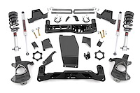 22740 Suspension Lift Kit w/Shocks; 6 in. Lift; Incl. Lifted Knucles; Front/Rear Crossmembers; Upper Strut Spacers; Stock Cast A