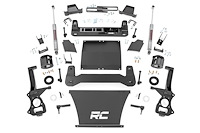 22931 6in Suspension Lift Kit, Strut Spacers (GMC 1500 PU 4WD/2WD)