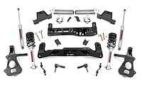 23733 7in GM Suspension Lift Kit, Lifted Struts (14-18 1500 PU 2WD, CastSteel)