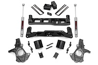 24831 5in GM Suspension Lift Kit w/N2.0 (14-18 1500 PU 2WD, Aluminum/Stamped Steel)