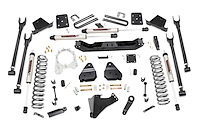 56070 6in Ford 4-Link Suspension Lift Kit w/V2 Shocks (17-19 F-250/350 4WD, Diesel)
