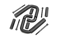 6501 Solid Steel Front Grab Handles (Pair)