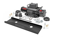 92073 Winch Mounting Plate; w/PRO9500S Winch; For Models 2018-2021 Mahindra Roxor 4WD;