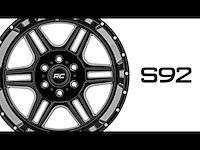 92180914 One-Piece Series 96 Wheel; Machined; Gloss Black; 18X9 [5X5.5]; +0mm;