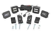 93076 Polaris Dual LED Cube Kit w/Black Series Spot LED's