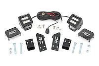 93077 Polaris Dual LED Cube Kit w/Black Series Flood LED's
