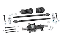 93115 Rack And Pinion; Heavy Duty; Black; Incl. Hardware;