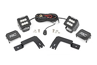 93188 LED Light, Under Bed Mount, 2" Black Pair, Flood, Polaris XPEDITION ADV 5