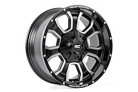 93209012 93-Series Wheel, Size: 20" x 9", Bolt Pattern: 6 x 5.50" / 6 x 135 mm [Finish: Machined Black]