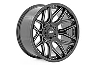 95201012M 95-Series Wheel, Machined One-Piece, Size: 20" x 10", Bolt Pattern: 6 x 5.50" [Gloss Black]