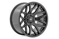 95201017M 95-Series Wheel, Machined One-Piece, Size: 20" x 10", Bolt Pattern: 6 x 135 mm [Gloss Black]