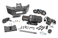 97071 Winch Bumper, 4500-Lb Winch, Black-Series LED, 6" Light, Can-Am Renegade (13-21)