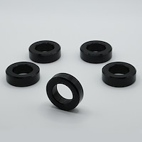 LN-53B Billet Aluminum Lug Nut Spacers, 3/8 in. [Black]