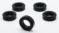LN-55B Billet Aluminum Lug Nut Spacers, 1/2 in. [Black]