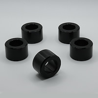 LN-57B Billet Aluminum Lug Nut Spacers, 3/4 in. [Black]