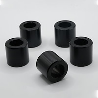 LN-59B Billet Aluminum Lug Nut Spacers, 1-1/8 in. [Black]