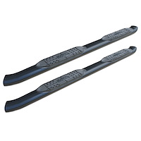 1601-0346B Raptor Series 5 in OE Style Curved Oval Steps, Black Alloy Steel, 15-22 Chevy Colorado/GMC Canyon Extended Cab