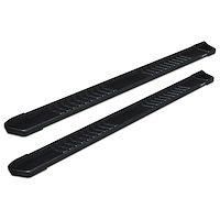 1702-0051BT 6 in OEM Style Slide Track Running Boards, Black Aluminum, 09-23 Dodge/Ram 1500