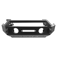 FBM21JPN-RT Magnum Front Stubby Winch Ready Bumpers, Black Textured Alloy Steel, 07-18 Jeep Wrangler JK/JKU