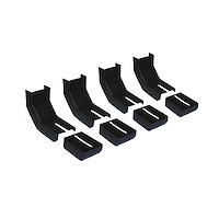 RB-BKC4 Raptor Series Bracket Covers Thermoplastic Rubber for Raptor Series Slide Track Running Boards Only, Qty 4 Set