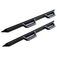 RTS71JP Magnum RT Drop Steps, Black Textured Alloy Steel, 07-18 Jeep Wrangler JK/JKU 4-Door