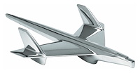 DC-472 Hood Bird Ornament, 1955 Chevy [Chrome]