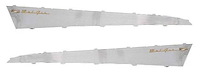 DC-573 Rear Quarter Panel Trim Inserts for 1957 Chevrolet Bel Air