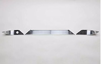 DT56-215 Dash Trim Set 1956 Chevy Tri-Five, W/O Lighter; Radio, W/ Headlight, W/O Black Silk Screening [Polished]
