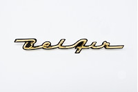 SB-53 "Bel Air" Dash Panel Script, 1957 Chevy, 24k Gold