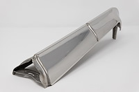 SB-80 Right Vertical Fin Moulding, 1957 Chevy, Stainless, Polished