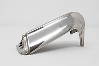 SB-81 Left Vertical Fin Moulding, 1957 Chevy, Stainless, Polished