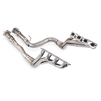 2006-2010 Jeep SRT8- RT Headers with 1.875 D shaped primary tubes and 3 slip fit collector 3 lead pi