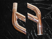 740250 Exhaust Tail Pipe Tip, Universal, 1977-81 Trans Am Splitter Tips 2-1/2" Inlet
