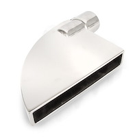 801250 Boxxster-Style Open Exhaust Tip, Inlet: 2.50 in., Outlet: 90-Deg [Polished]