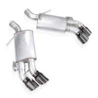 Redline Axle-Back Exhaust System for 2016-2024 Chevy Camaro SS 6.2L [304 Stainless, Black Chrome Quad Tips]