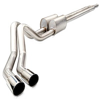 CT19CBYL Legend Series Cat-Back Exhaust System 2019 Silverado/Sierra 1500 5.3L - 4 in. Polished Tips - Distinctive Growl/Rumble