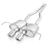 CTSV9CPCBHDR Exhaust System Kit, 2009-2015 Cadillac CTS-V Coupe LSA 6.2L, Coupe Catback Dual Turbo Chambered Mufflers