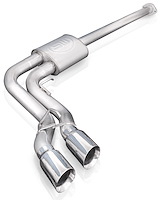 FT18CBFT Cat-Back Exhaust System 2015-2019 Ford F-150 5.0L - Lightning Style - Passenger Side in Front of Tire Exit