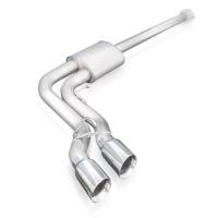 FT21CBFT Cat-Back Exhaust System for Late-Model Ford F-150 5L V8 - Lightning Style - Passenger Side in Front of Tire Exit