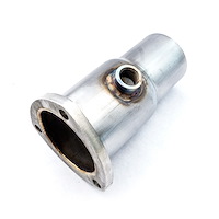 HCA33O2 Exhaust Header Reducer, Universal, Collector Adapter 3 Bolt O2 Bung 3" x 3"