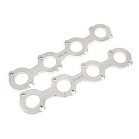 HF462V163 Exhaust Flange, Small Bock Ford 4.6L 2V Engine, Header Flange SBF 1-5/8" 2V Round Port