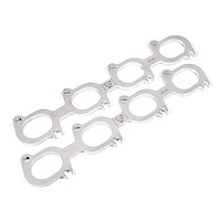HF54S Exhaust Flange, 2007-2014 5.4L & 5.8L Cobra Engine, Header Flange Ford 1-7/8" Wide Oval Port