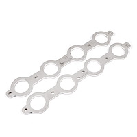 HFLS1200 Exhaust Flange, LS1 & LS6 Chevy Engine, Header Flange LS 2" Round Port