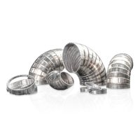 Serrated Pie Cut Kit, 1D Radius, 10-Piece [2-1/2 in. Diameter, 304 Stainless]