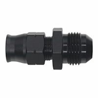6020110B 8AN Male Flare to 3/8 Inch Hardline Compression Adapter (Incl 1 Olive Insert) Anodized Matte Black