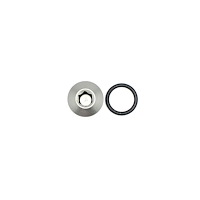 6020717 6AN ORB Male Plug Low Profile Internal Allen/Hex (Incl O-Ring) Anodized DW Titanium