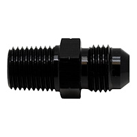 6020901B 6AN Male Flare to 1/4 Inch Male NPT Adapter Anodized Matte Black
