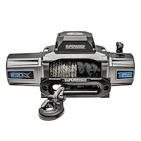 1712201 SX12R 12 V Winch, 12,000 lbs. Rated Line Pull [Synthetic Rope]